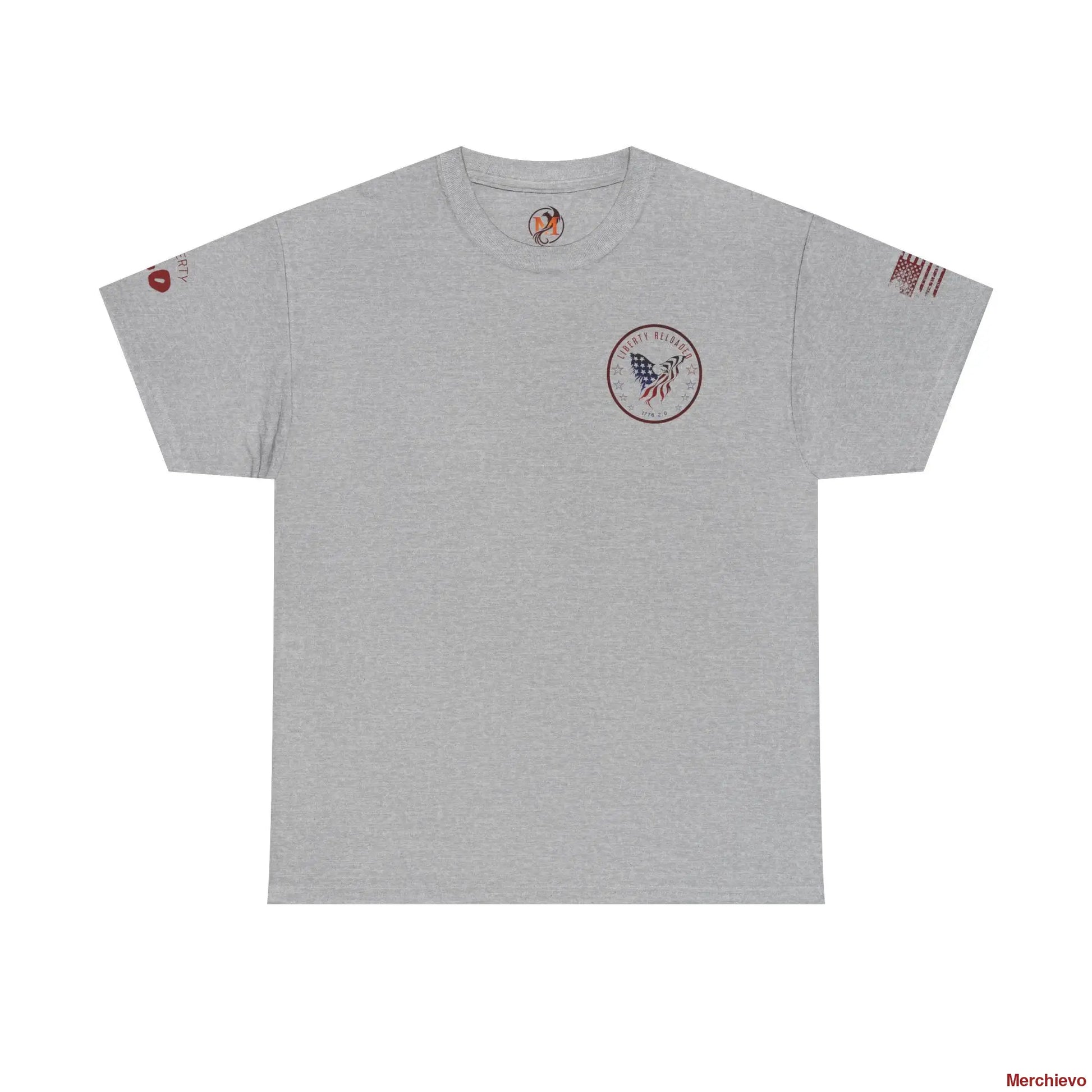Reloaded 2.0 - Light Wash Heritage Eagle Heavyweight T-Shirt T-Shirt
