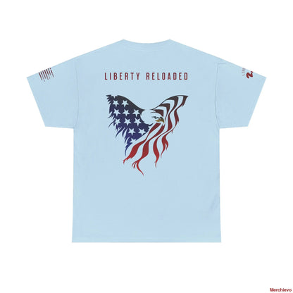 Reloaded 2.0 - Light Wash Heritage Eagle Heavyweight T-Shirt T-Shirt