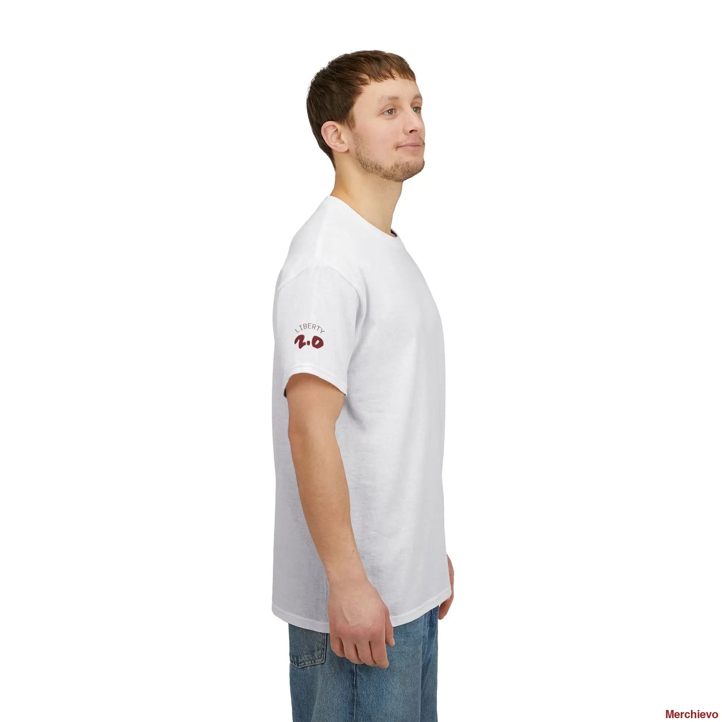 Reloaded 2.0 - Light Wash Heritage Eagle Heavyweight T-Shirt T-Shirt