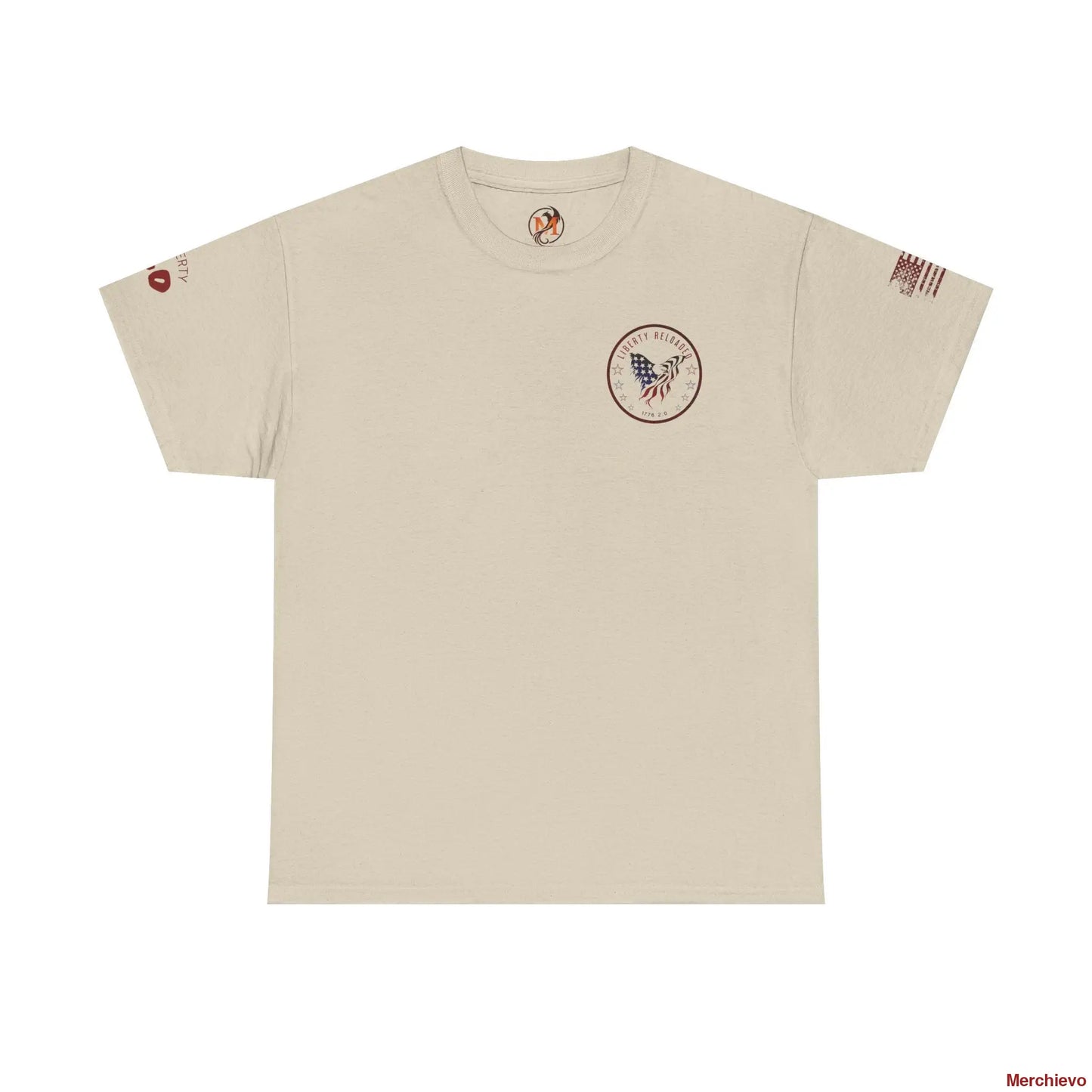 Reloaded 2.0 - Light Wash Heritage Eagle Heavyweight T-Shirt T-Shirt