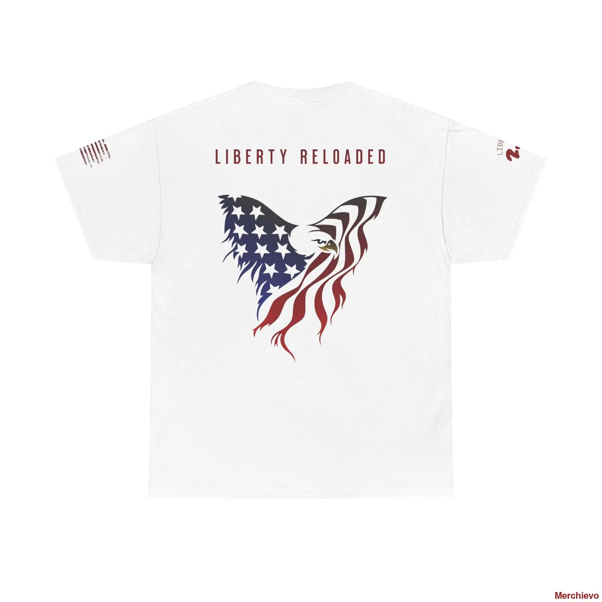 Reloaded 2.0 - Light Wash Heritage Eagle Heavyweight T-Shirt T-Shirt