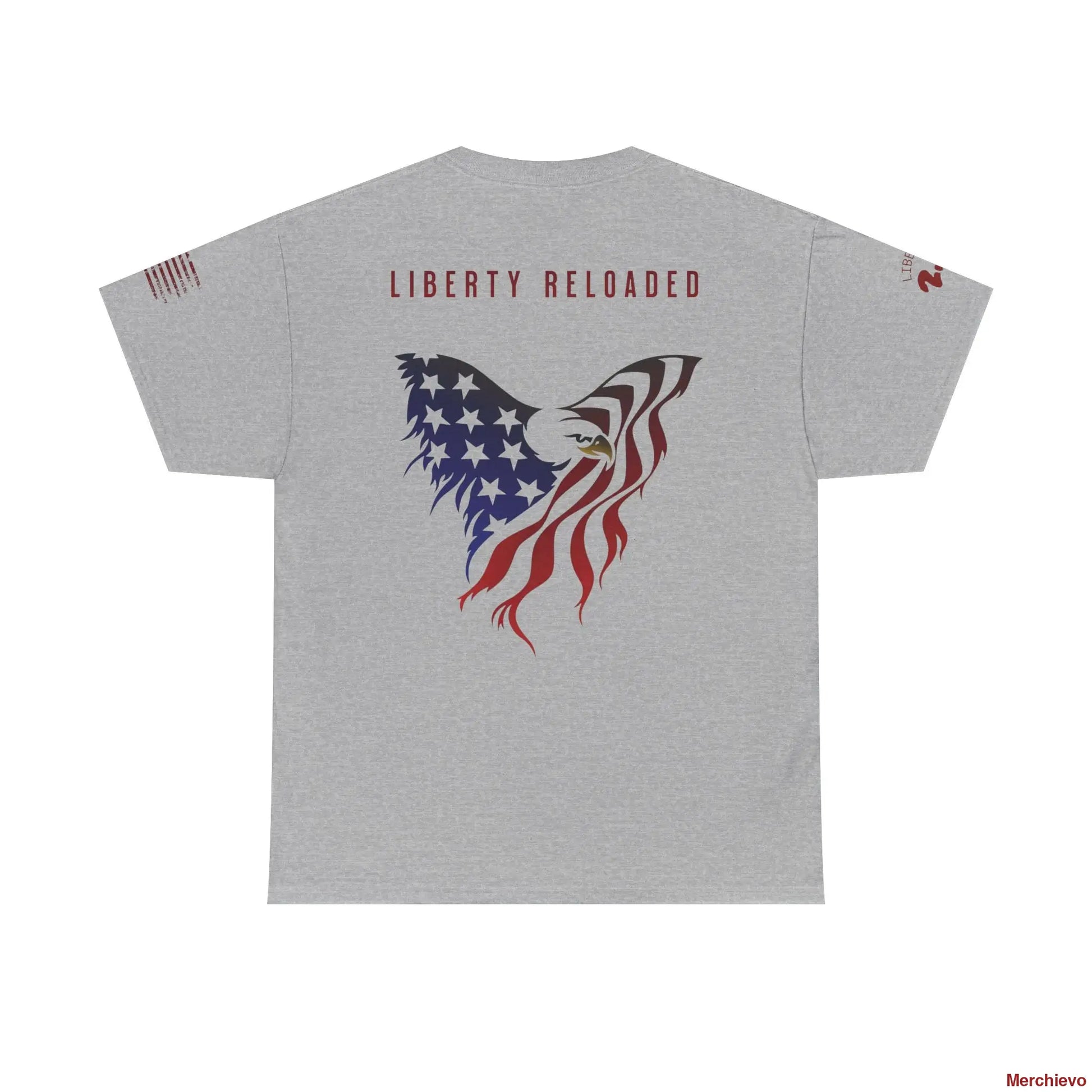 Reloaded 2.0 - Light Wash Heritage Eagle Heavyweight T-Shirt T-Shirt