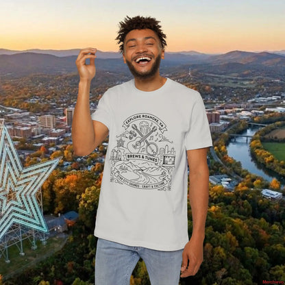 Roanoke VA ’Brews & Tunes’ Graphic T-Shirt T-Shirt