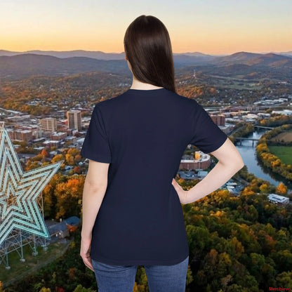 Roanoke Valley ’Star City’ T-Shirt | Retro Virginia Travel Souvenir Tee T-Shirt