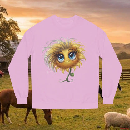 Sunflower with Attitude Lightweight Sweatshirt Sweatshirt