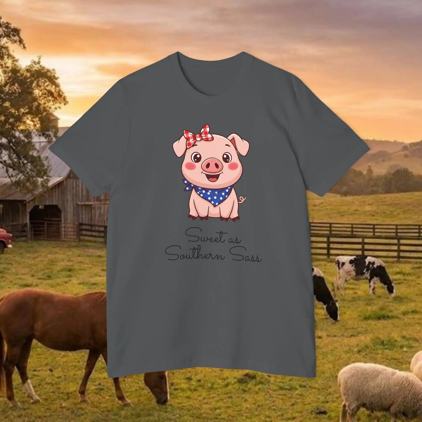 Sweet as Southern Sass Pig Tee