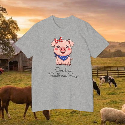 Sweet as Southern Sass Pig Tee