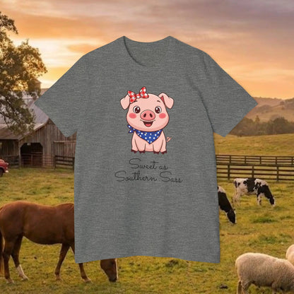 Sweet as Southern Sass Pig Tee