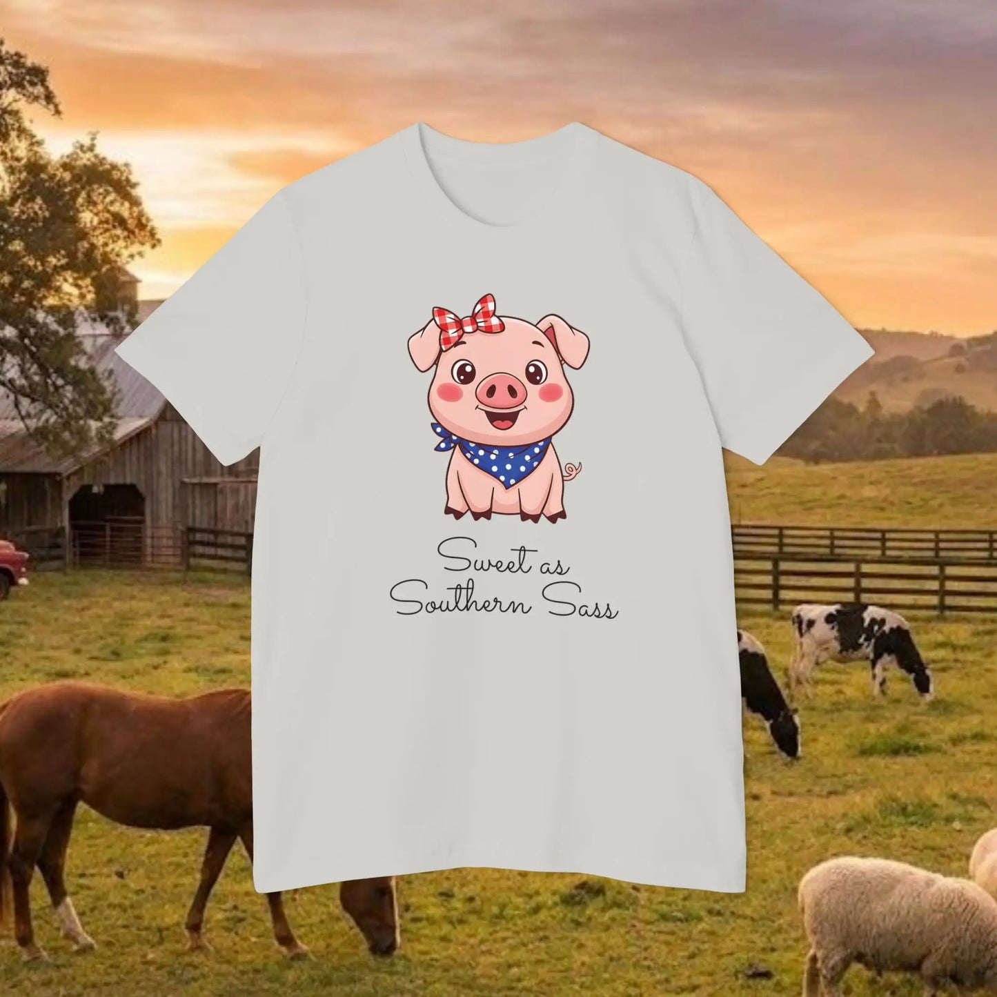Sweet as Southern Sass Pig Tee