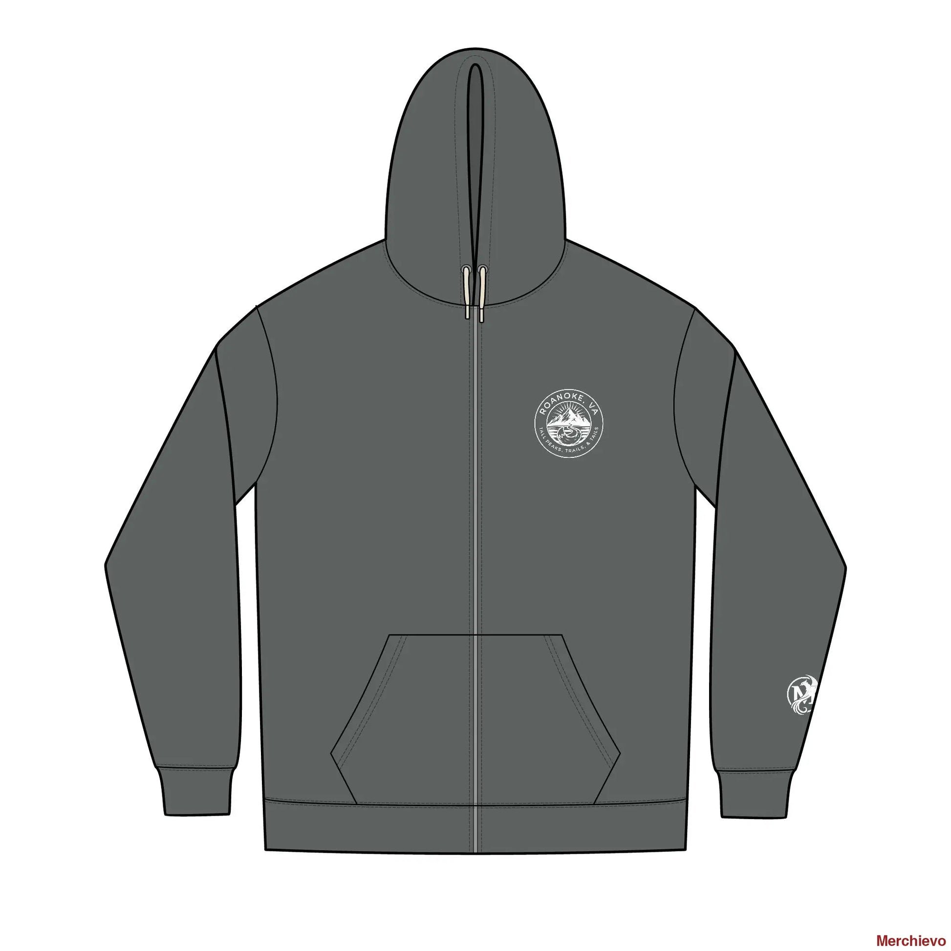Tails and Trails Roanoke Hoodie XS / Deep Grey Heather Hoodie