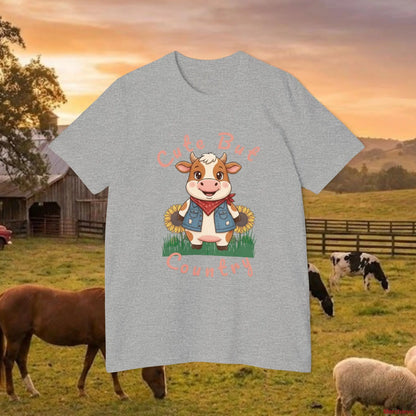 The ’Cute but Country’ Cow Tee T-Shirt