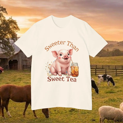 The "Sweet Tea & Southern Sass Pig" Tee