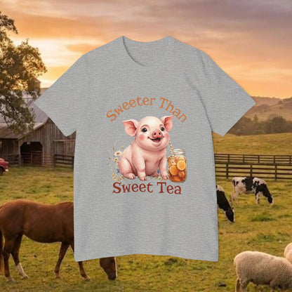 The "Sweet Tea & Southern Sass Pig" Tee