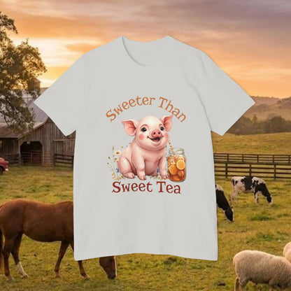 The "Sweet Tea & Southern Sass Pig" Tee