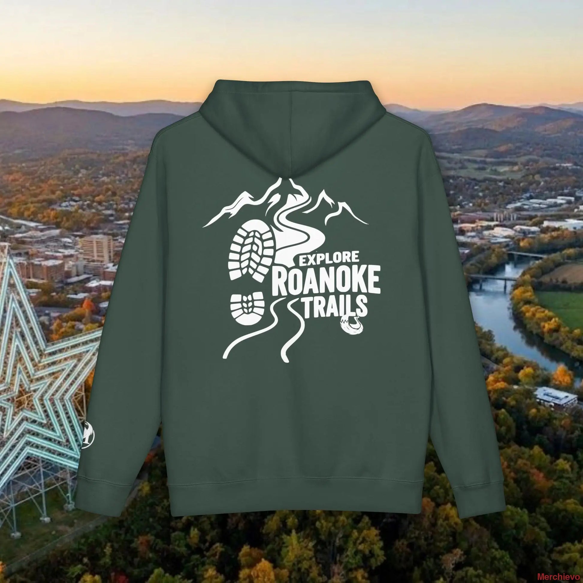 The ’Tails and Trails’ Scenic Hoodie Hoodie