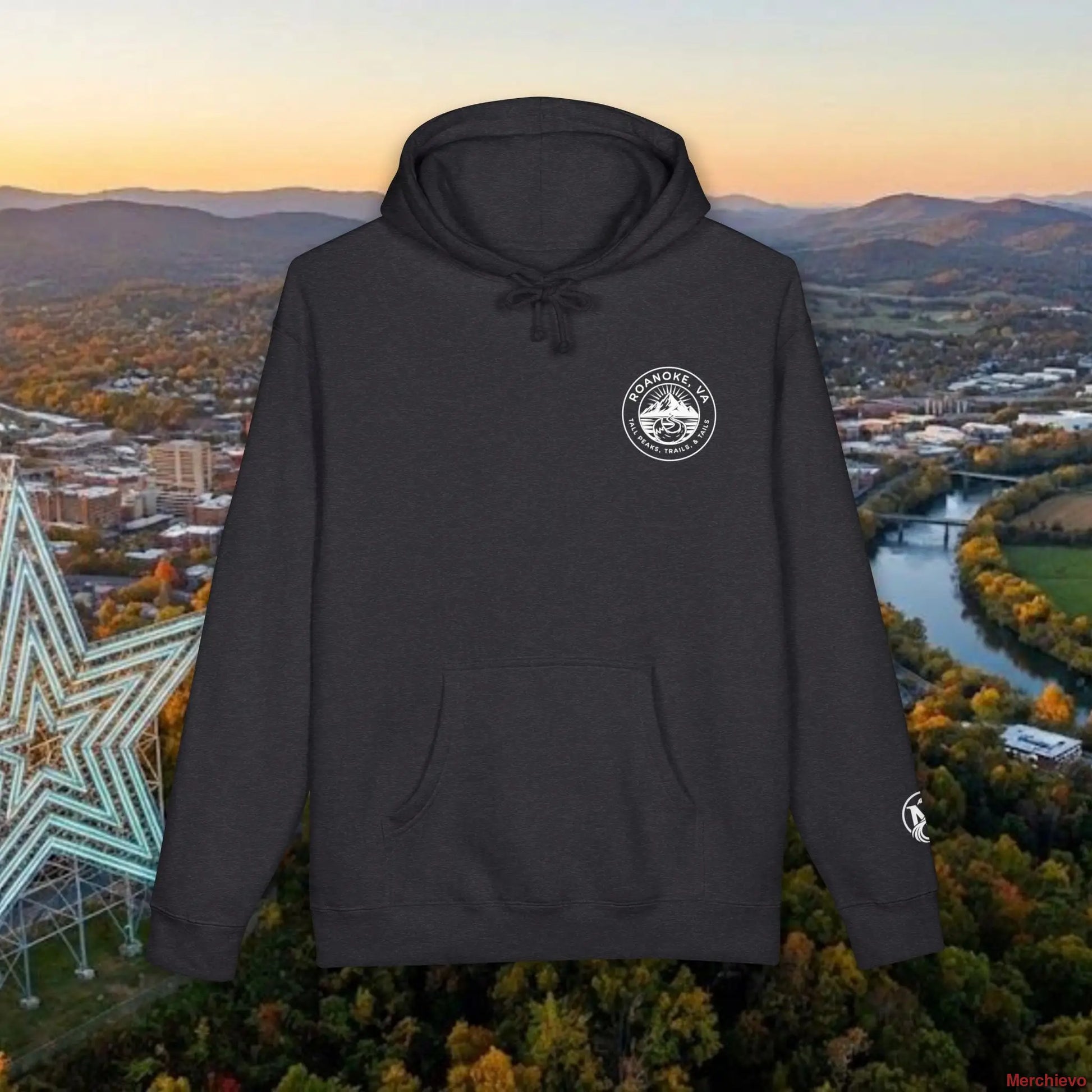 The ’Tails and Trails’ Scenic Hoodie S / Charcoal Heather Hoodie