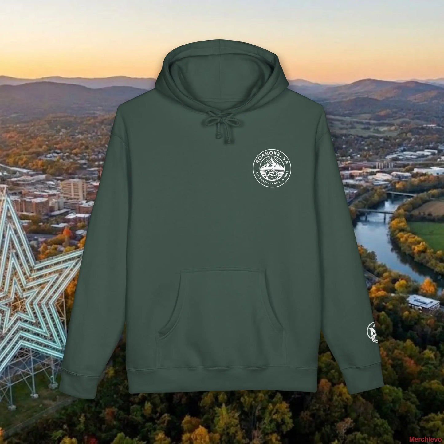 The ’Tails and Trails’ Scenic Hoodie XS / Alpine Green Hoodie