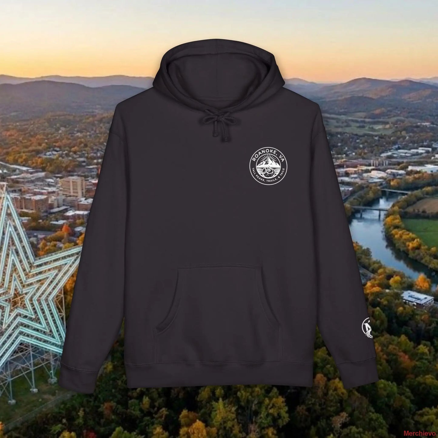The ’Tails and Trails’ Scenic Hoodie XS / Black Hoodie