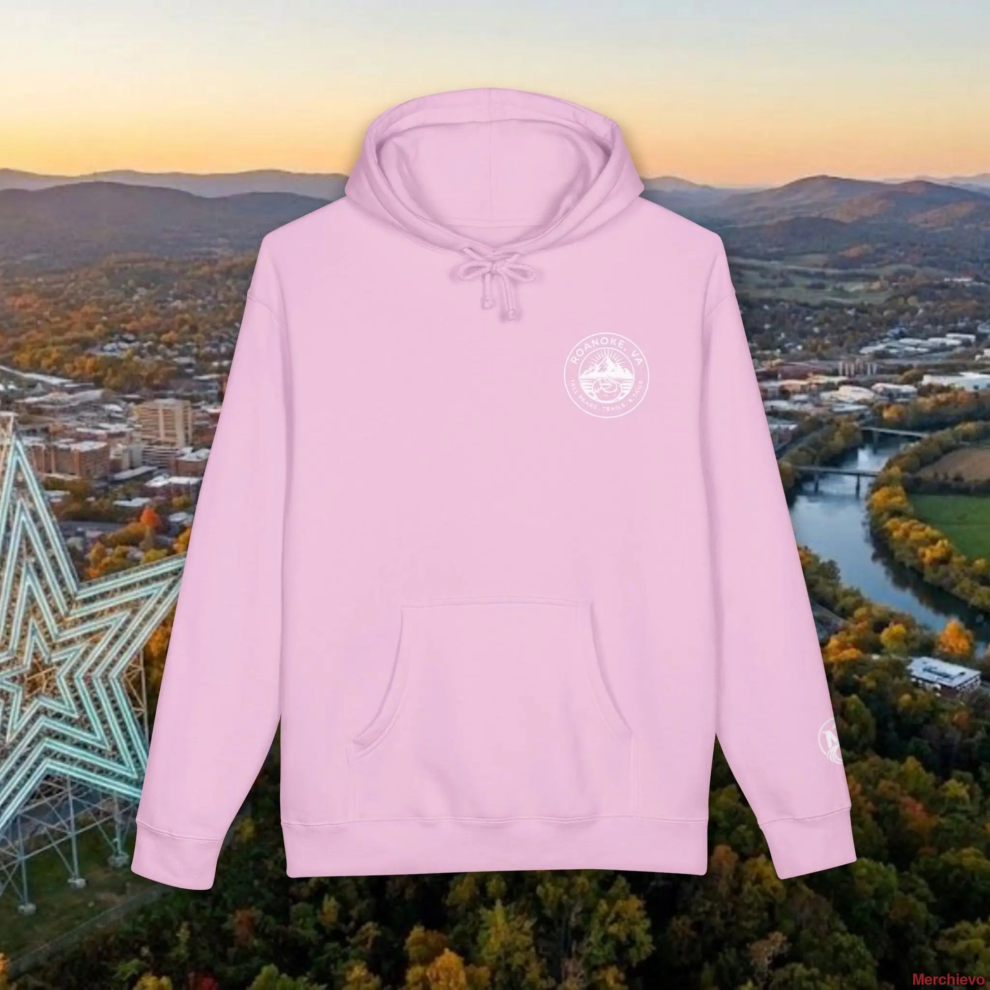 The ’Tails and Trails’ Scenic Hoodie XS / Light Pink Hoodie