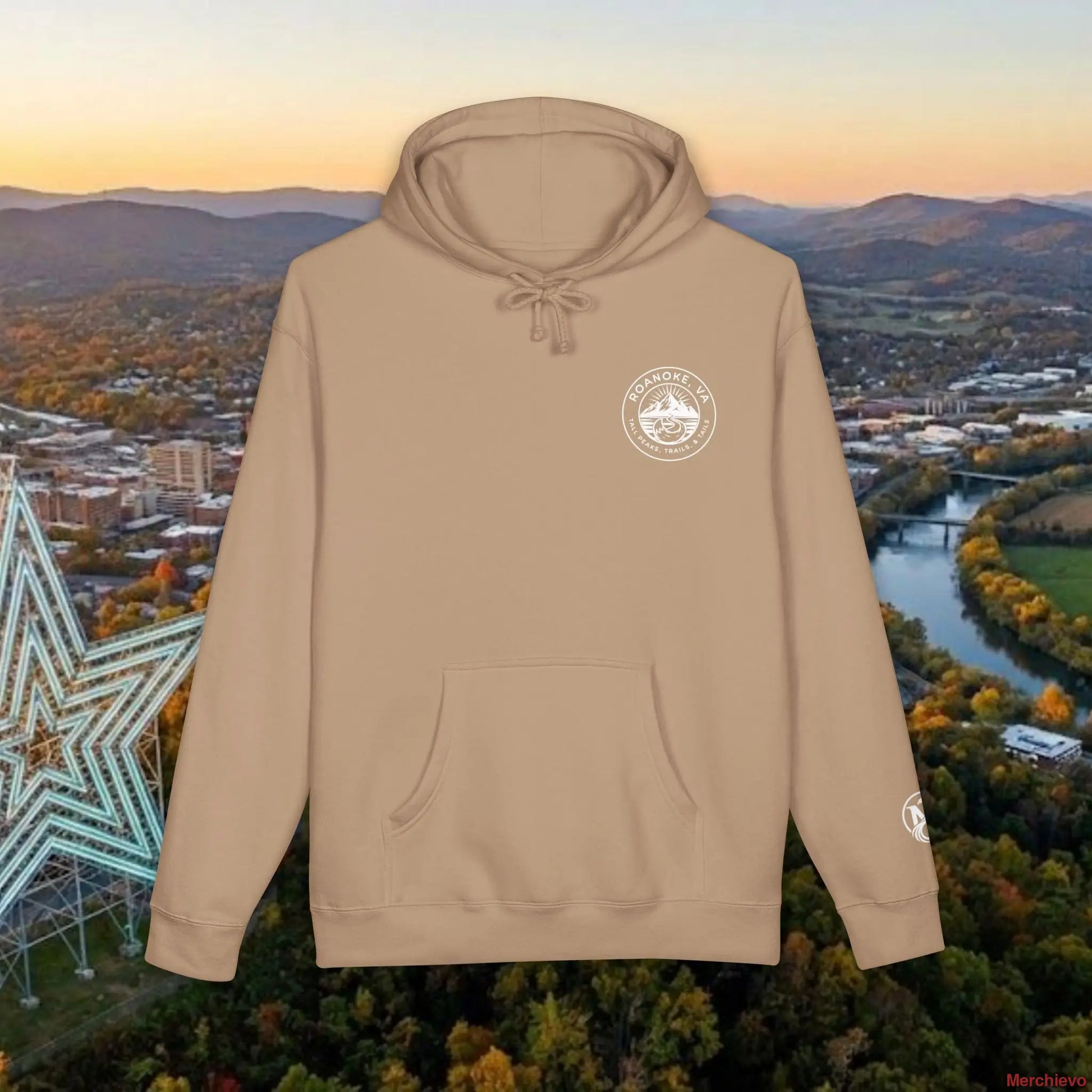 The ’Tails and Trails’ Scenic Hoodie XS / Sandstone Hoodie