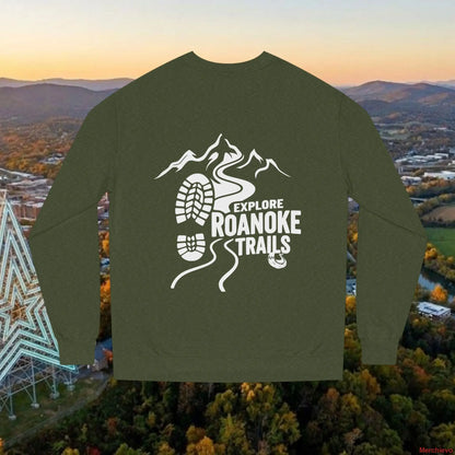 The ’Tails and Trails’ Scenic Sweatshirt Army Heather / S Sweatshirt