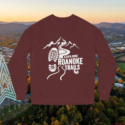 The ’Tails and Trails’ Scenic Sweatshirt Maroon / XS Sweatshirt