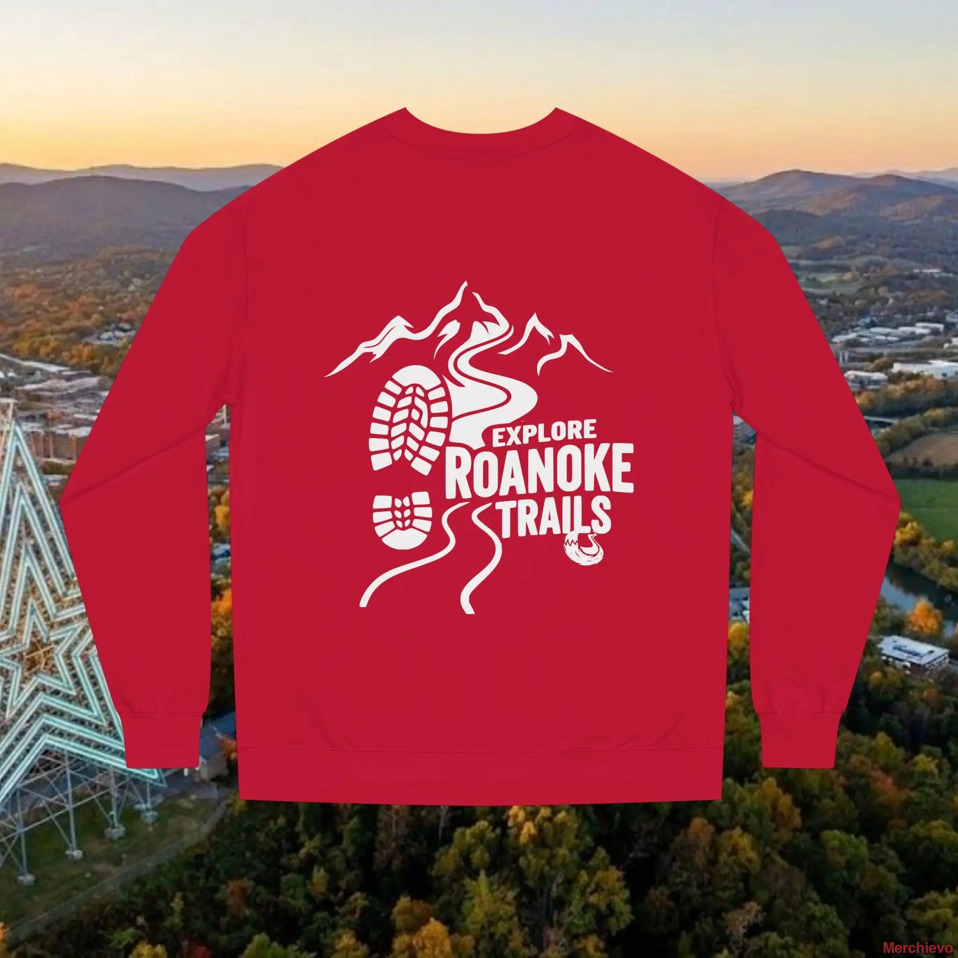 The ’Tails and Trails’ Scenic Sweatshirt Red / S Sweatshirt