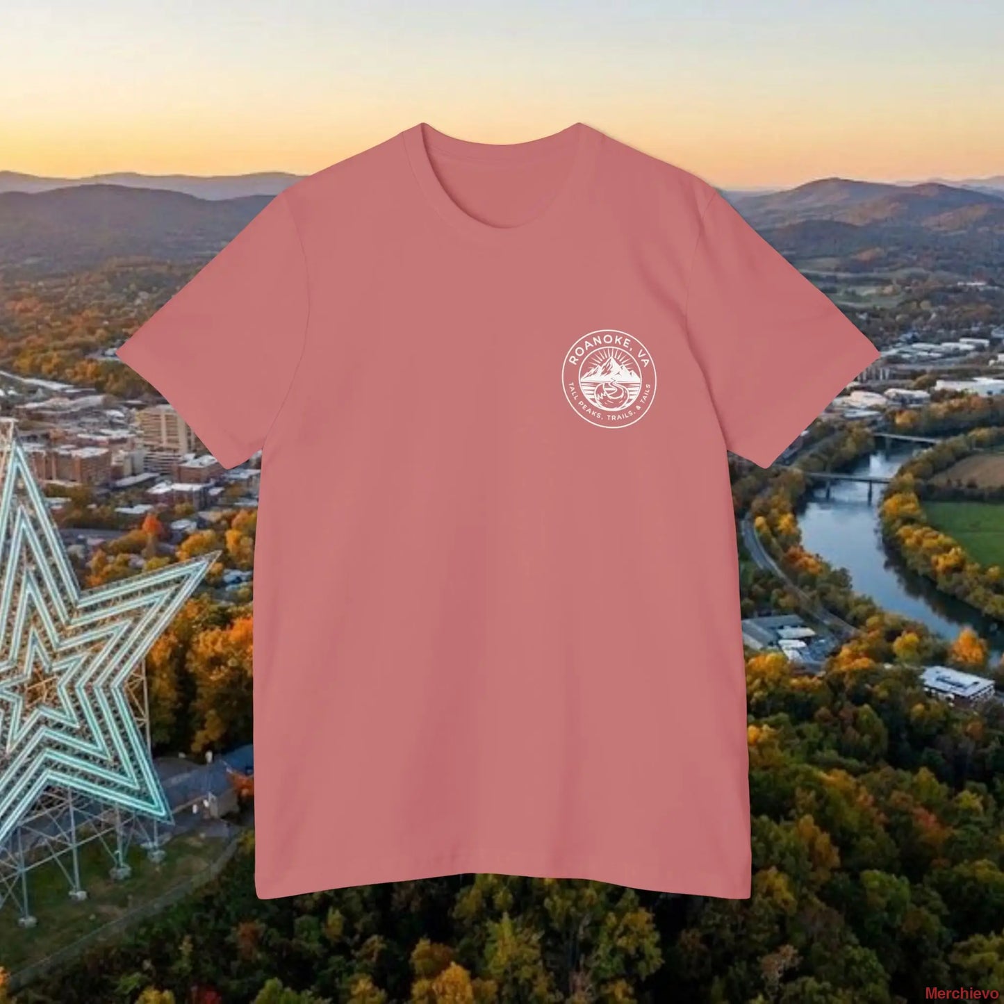 The ’Tails and Trails’ Scenic T-Shirt Mauve / XS T-Shirt