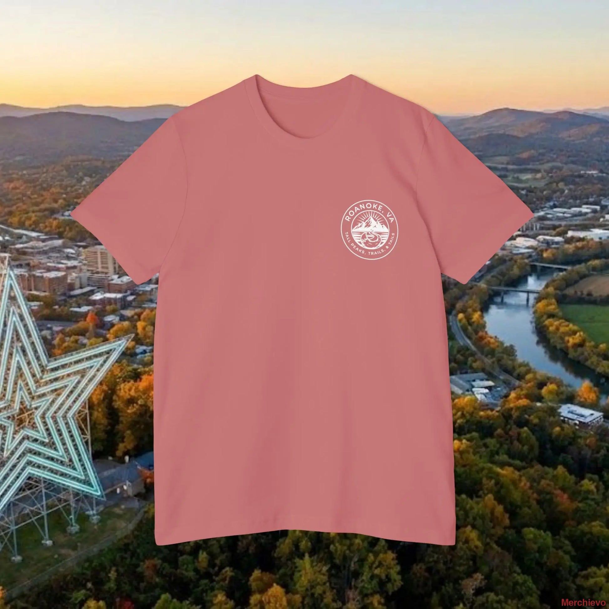 The ’Tails and Trails’ Scenic T-Shirt Mauve / XS T-Shirt
