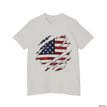 Torn American Flag TeeProduct Details: T-Shirt