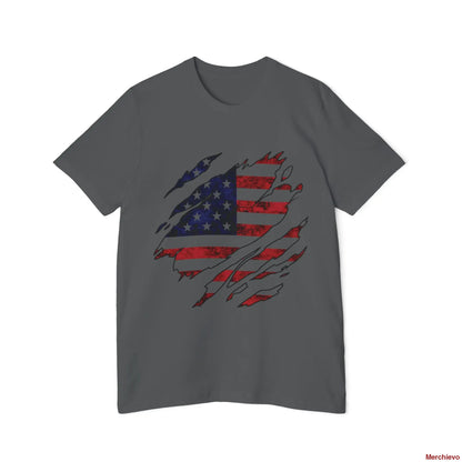Torn American Flag TeeProduct Details: T-Shirt