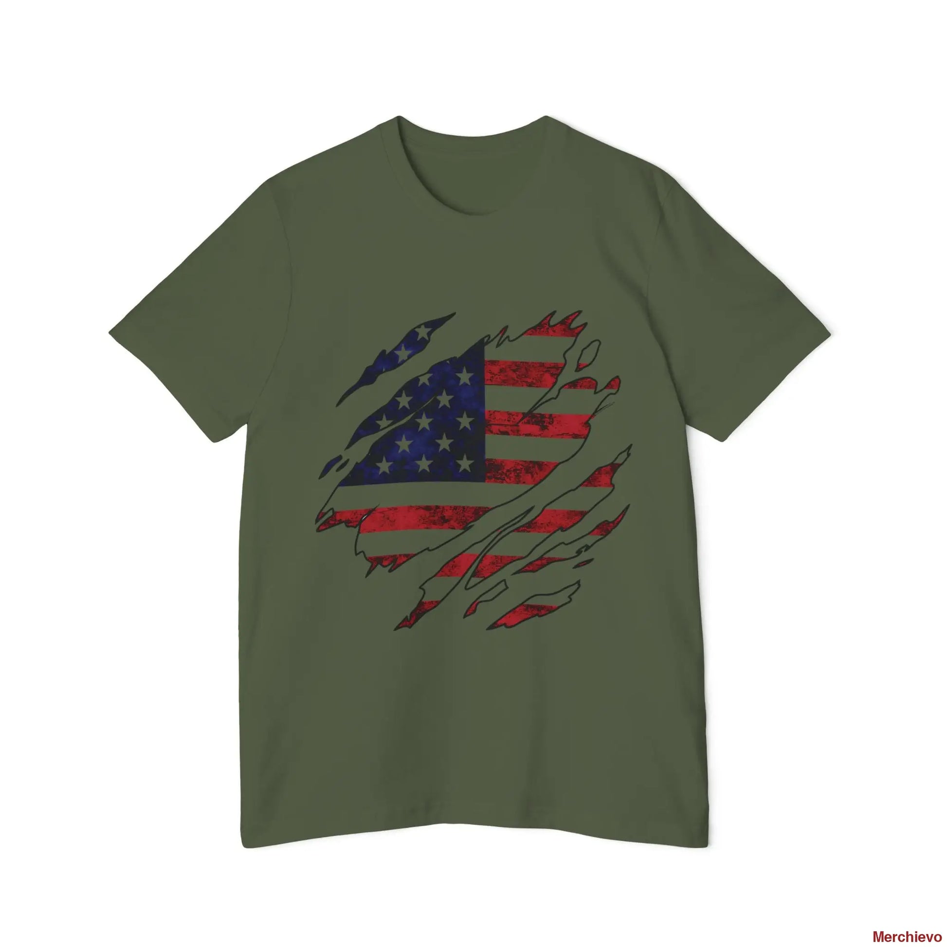 Torn American Flag TeeProduct Details: T-Shirt