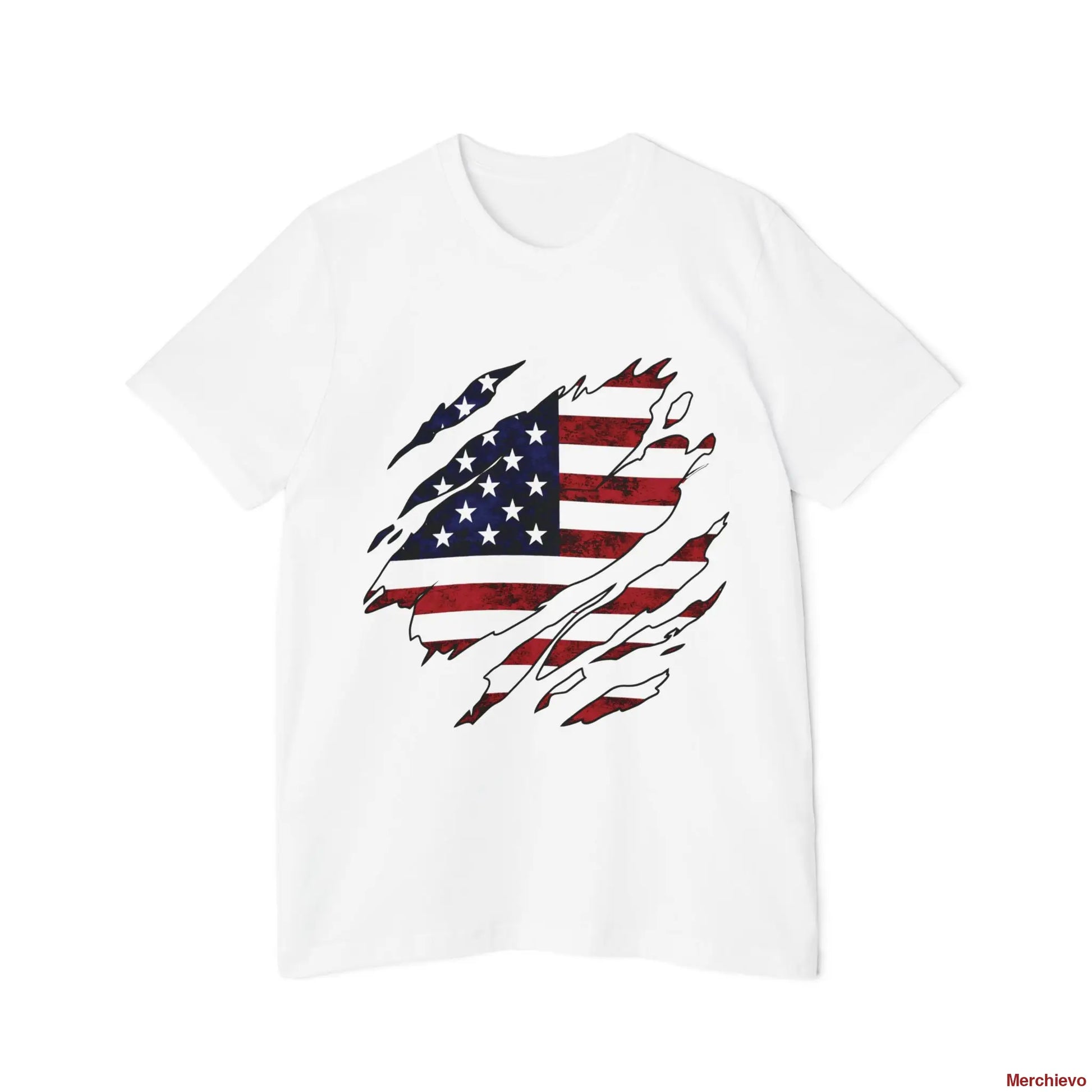Torn American Flag TeeProduct Details: T-Shirt