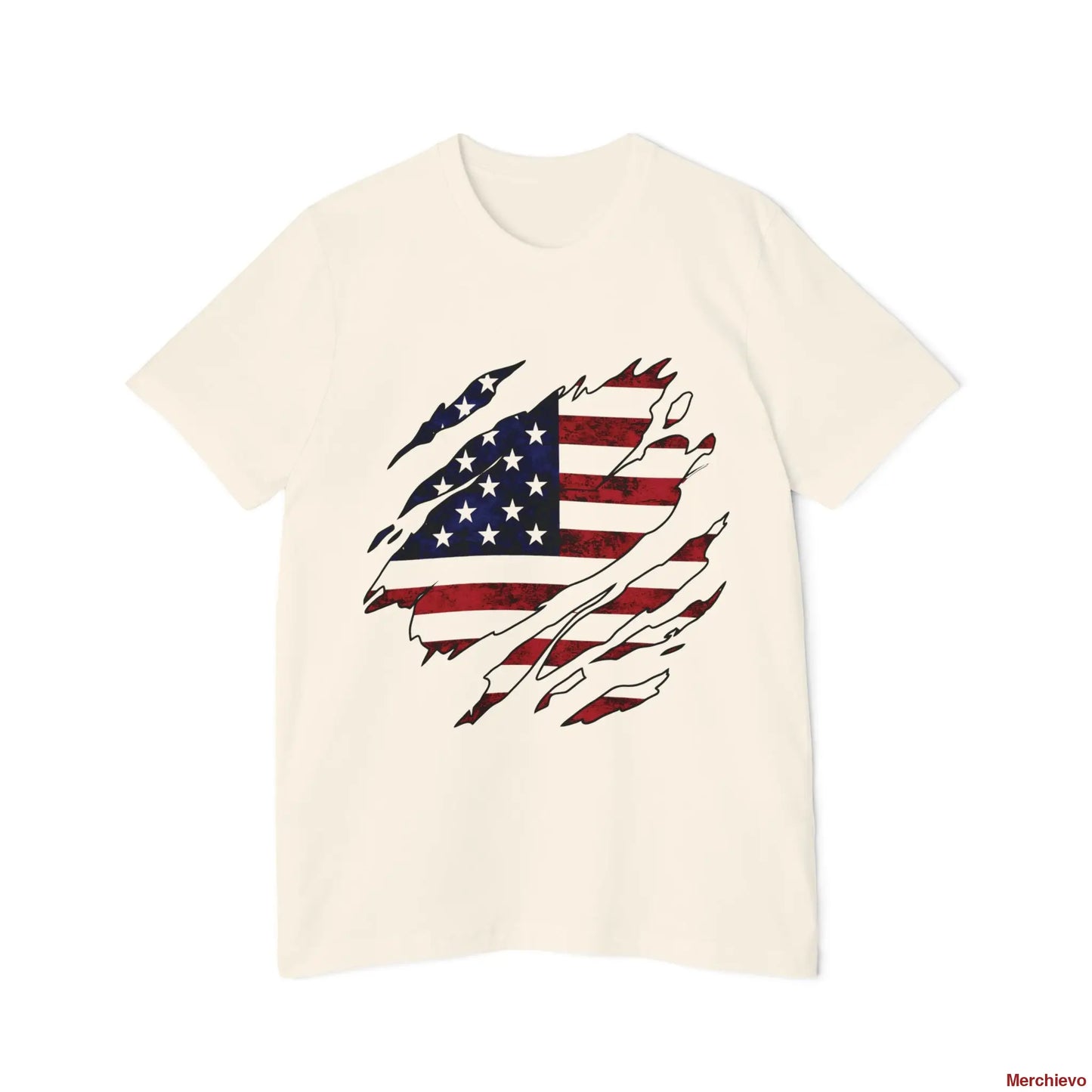 Torn American Flag TeeProduct Details: T-Shirt