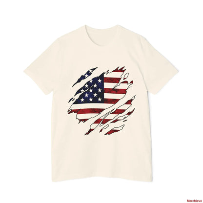 Torn American Flag TeeProduct Details: T-Shirt