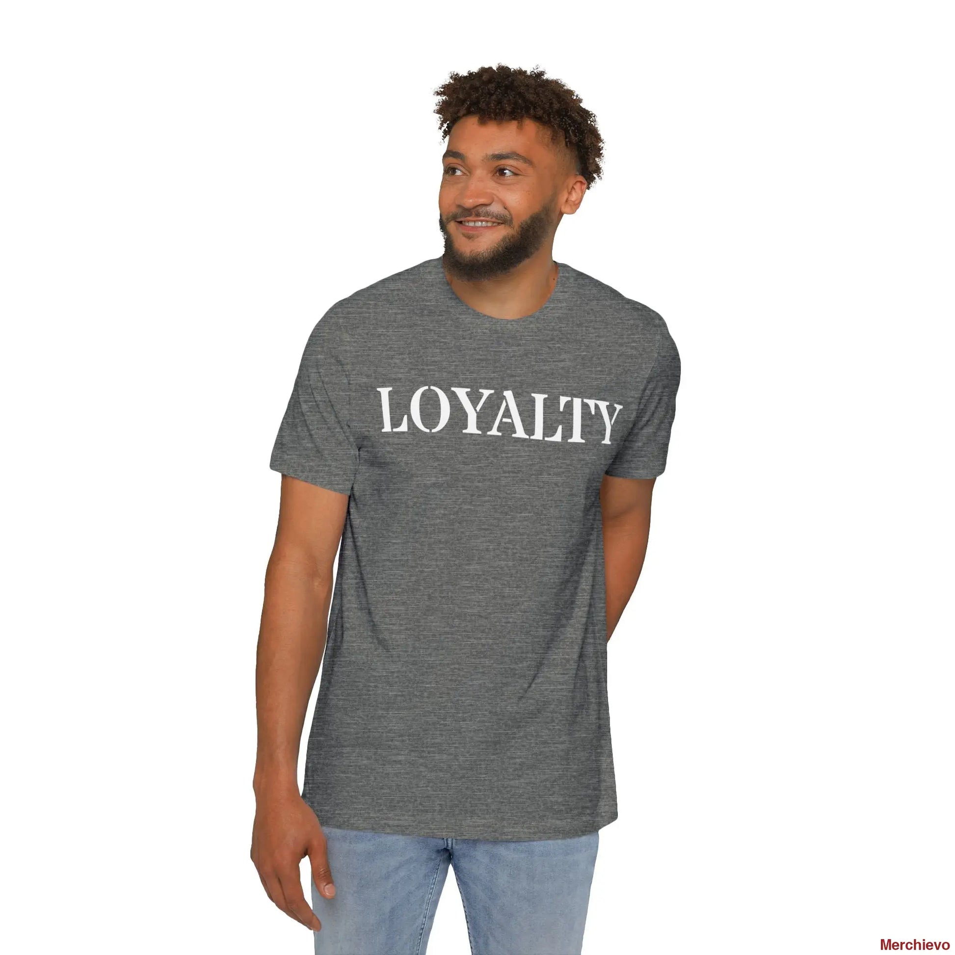 USA Loyalty American Flag T-Shirt Deep Heather / XS T-Shirt