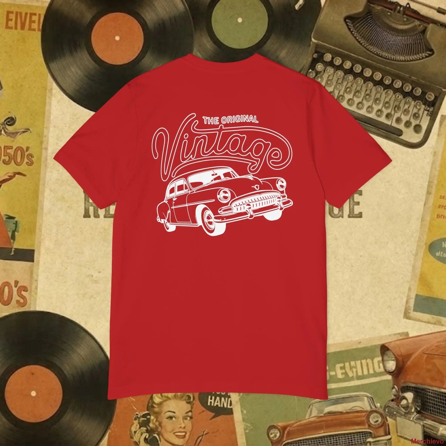 Vintage 1950s Retro Pattern T-Shirt T-Shirt