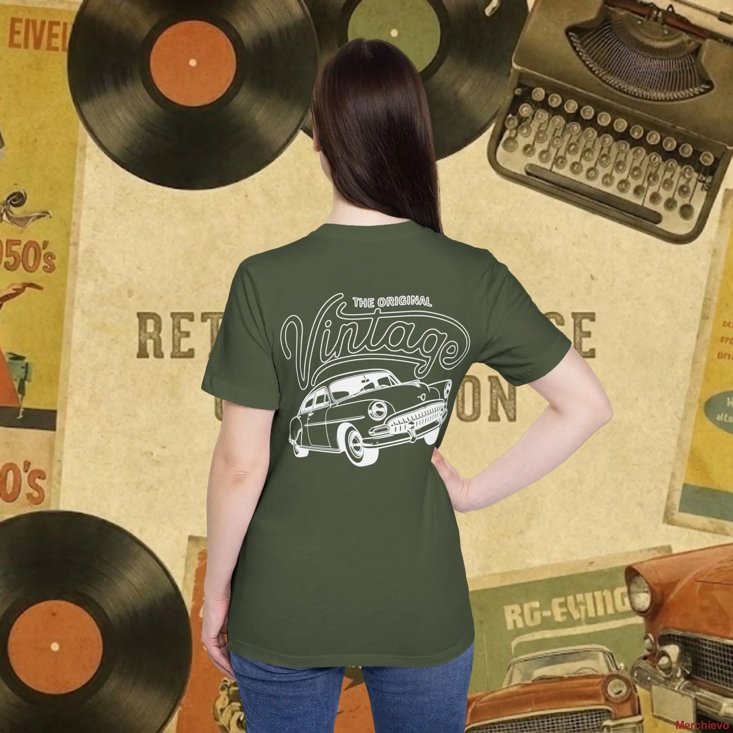 Vintage 1950s Retro Pattern T-Shirt T-Shirt