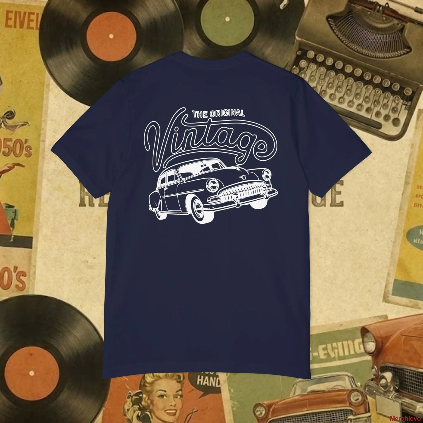 Vintage 1950s Retro Pattern T-Shirt T-Shirt