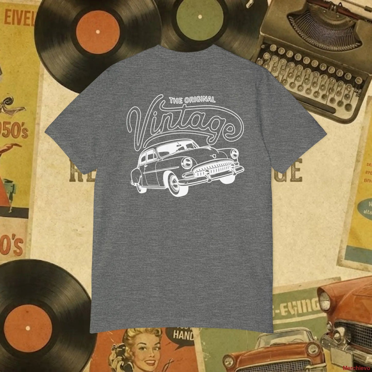 Vintage 1950s Retro Pattern T-Shirt T-Shirt