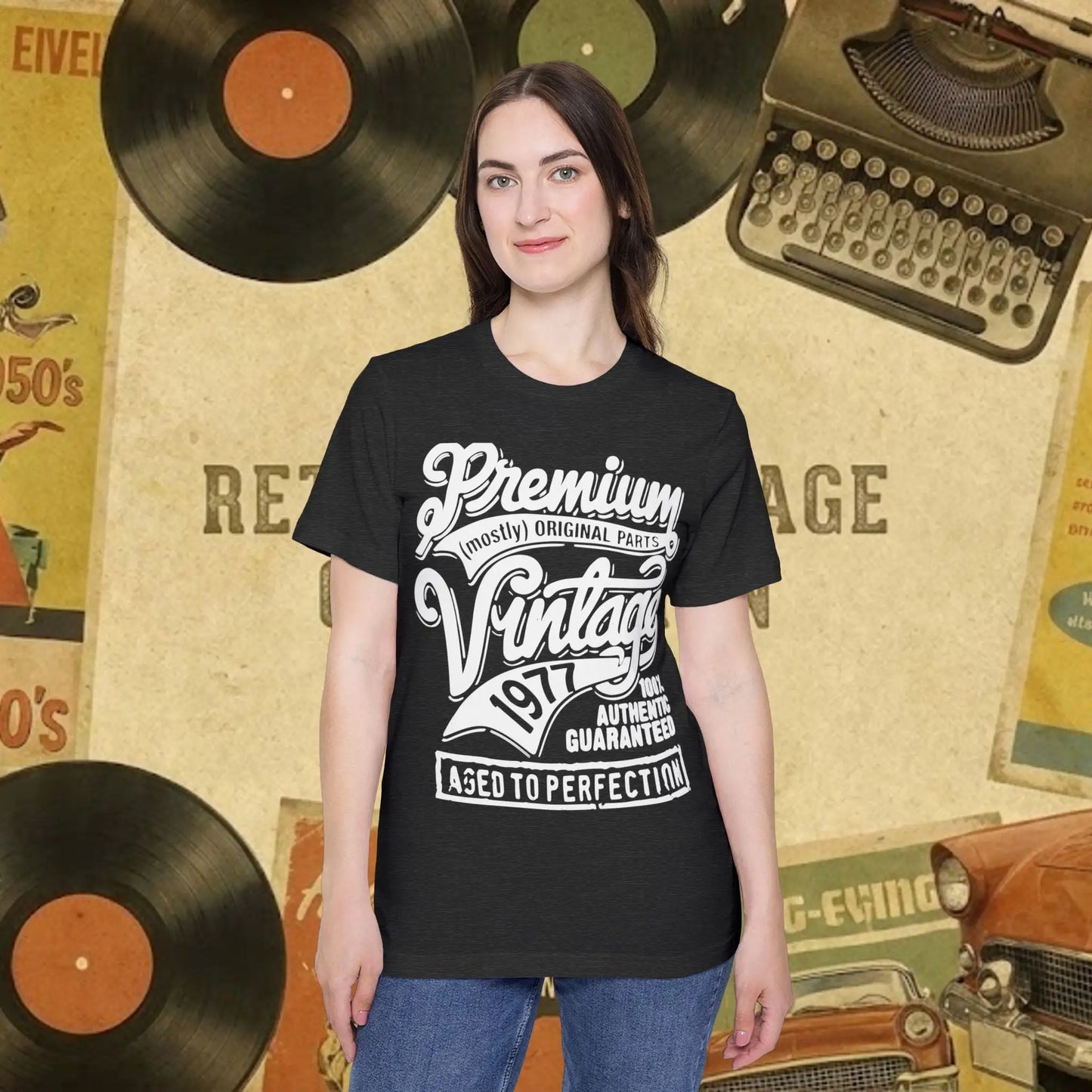 Vintage 1977 Aged to Perfection Tee