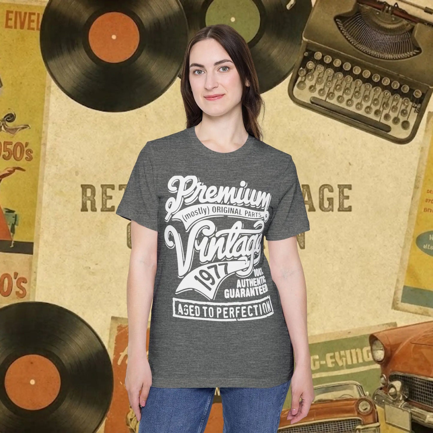 Vintage 1977 Aged to Perfection Tee