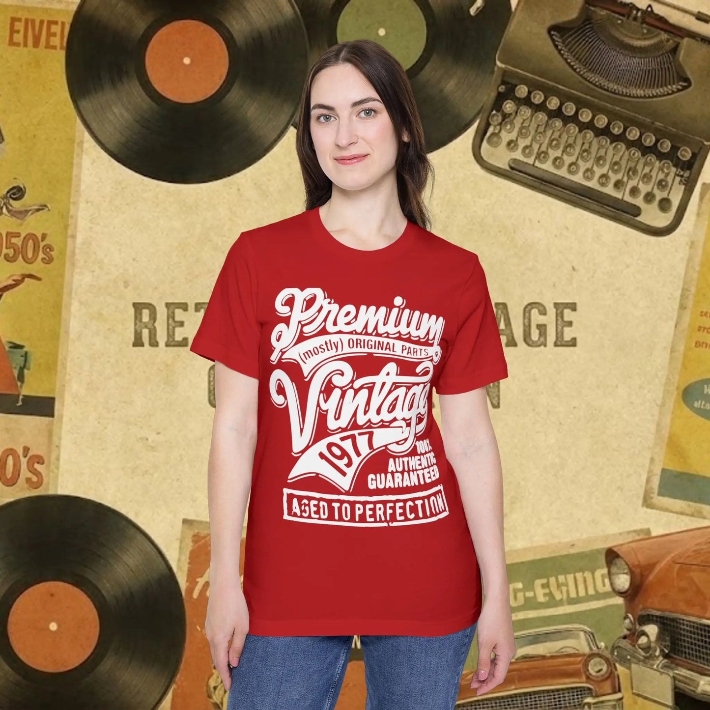 Vintage 1977 Aged to Perfection Tee