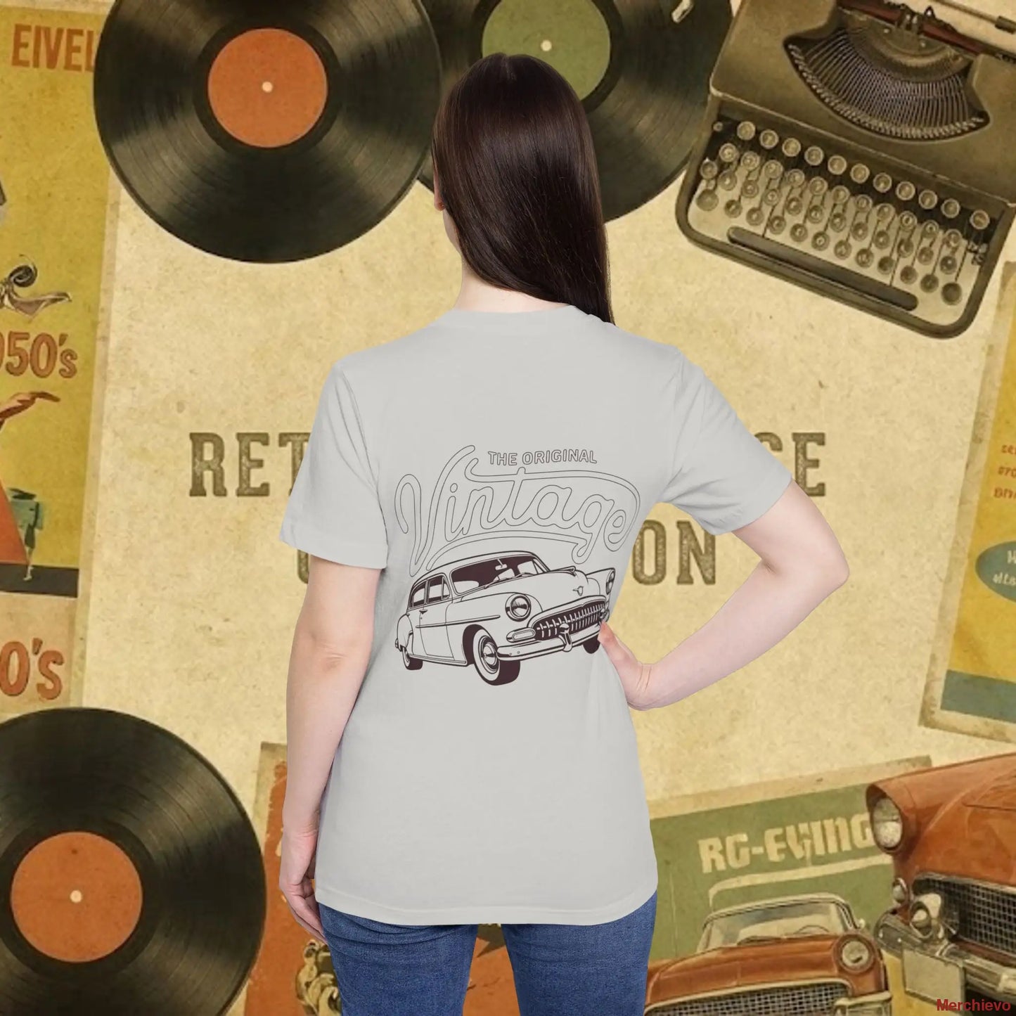 Vintage Car T-Shirt — The Original Vintage Classic Car Tee T-Shirt