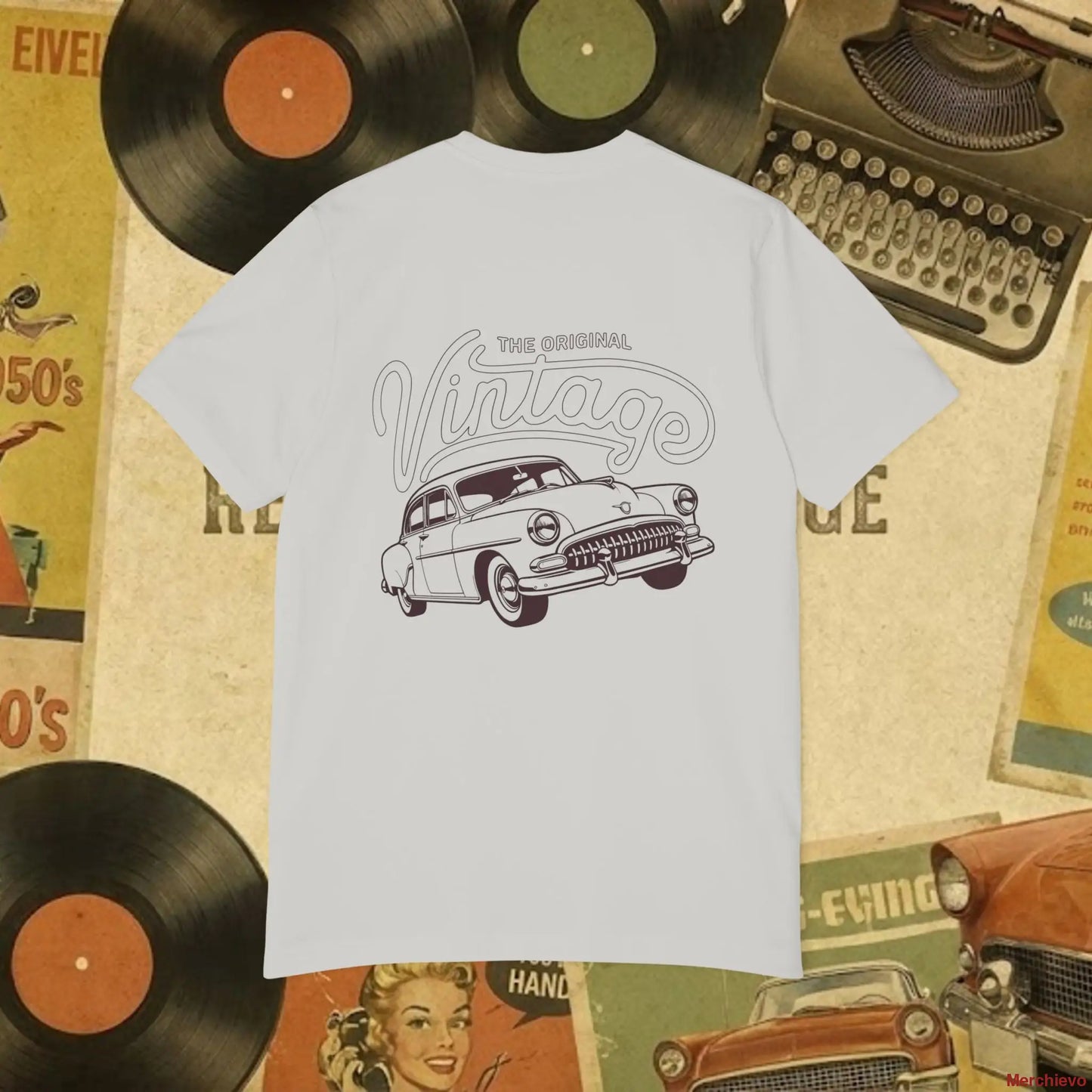 Vintage Car T-Shirt — The Original Vintage Classic Car Tee T-Shirt