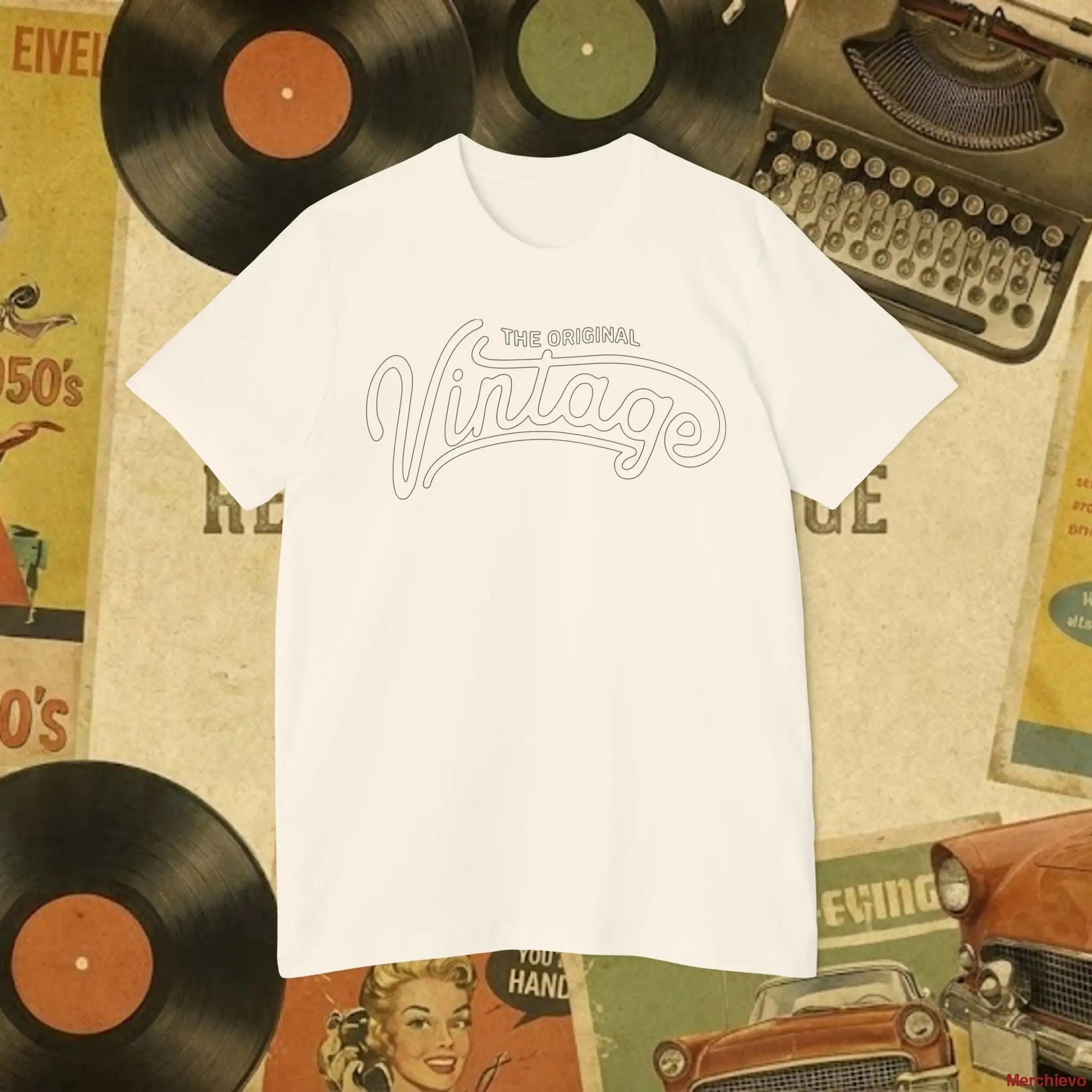 Vintage Car T-Shirt — The Original Vintage Classic Car Tee T-Shirt