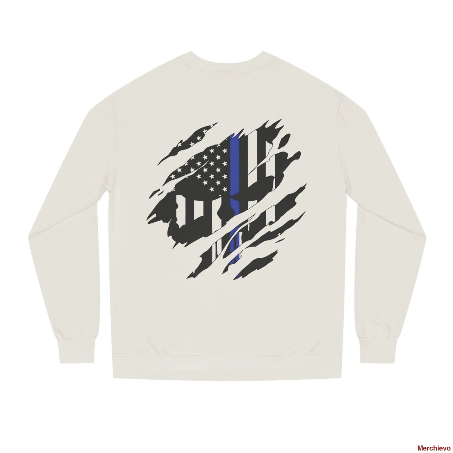 Vintage Loyalty Shredded Flag Sweatshirt Sweatshirt