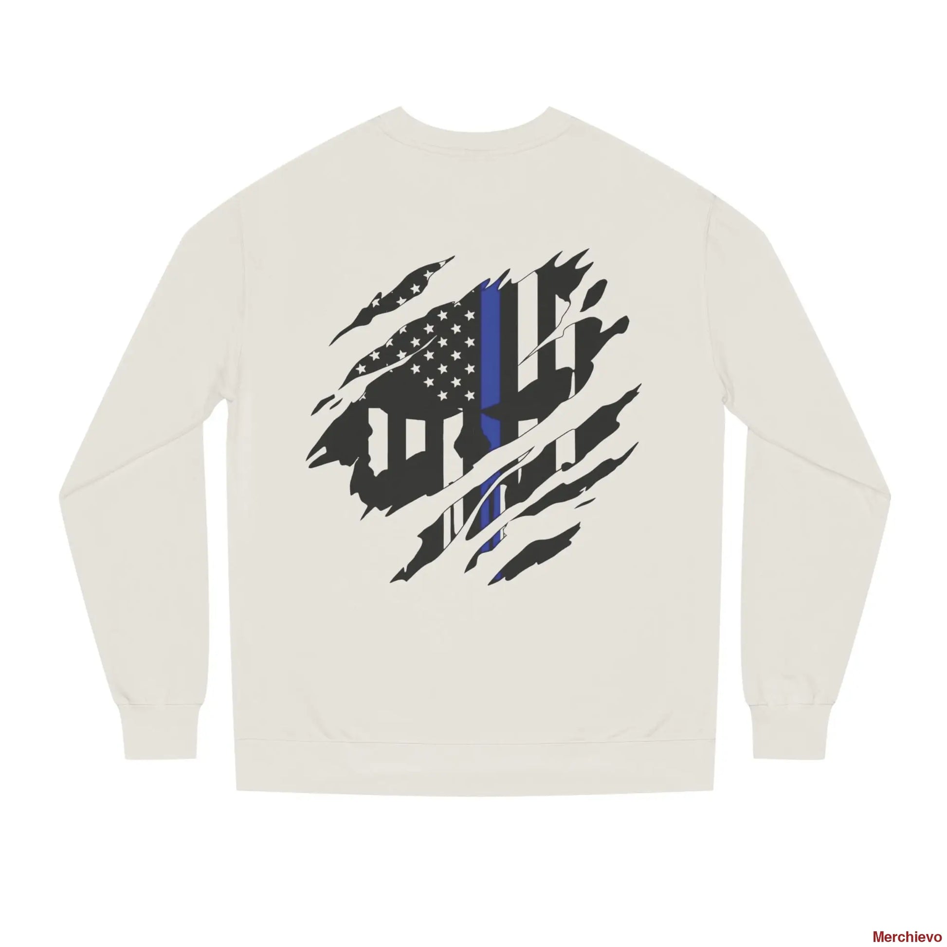 Vintage Loyalty Shredded Flag Sweatshirt Sweatshirt