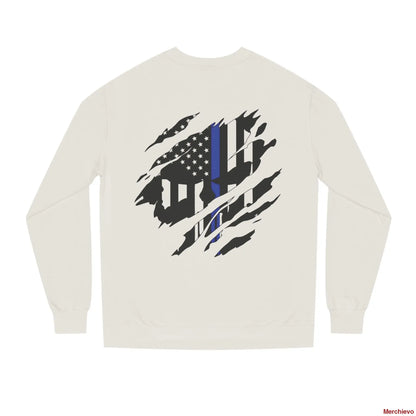 Vintage Loyalty Shredded Flag Sweatshirt Sweatshirt