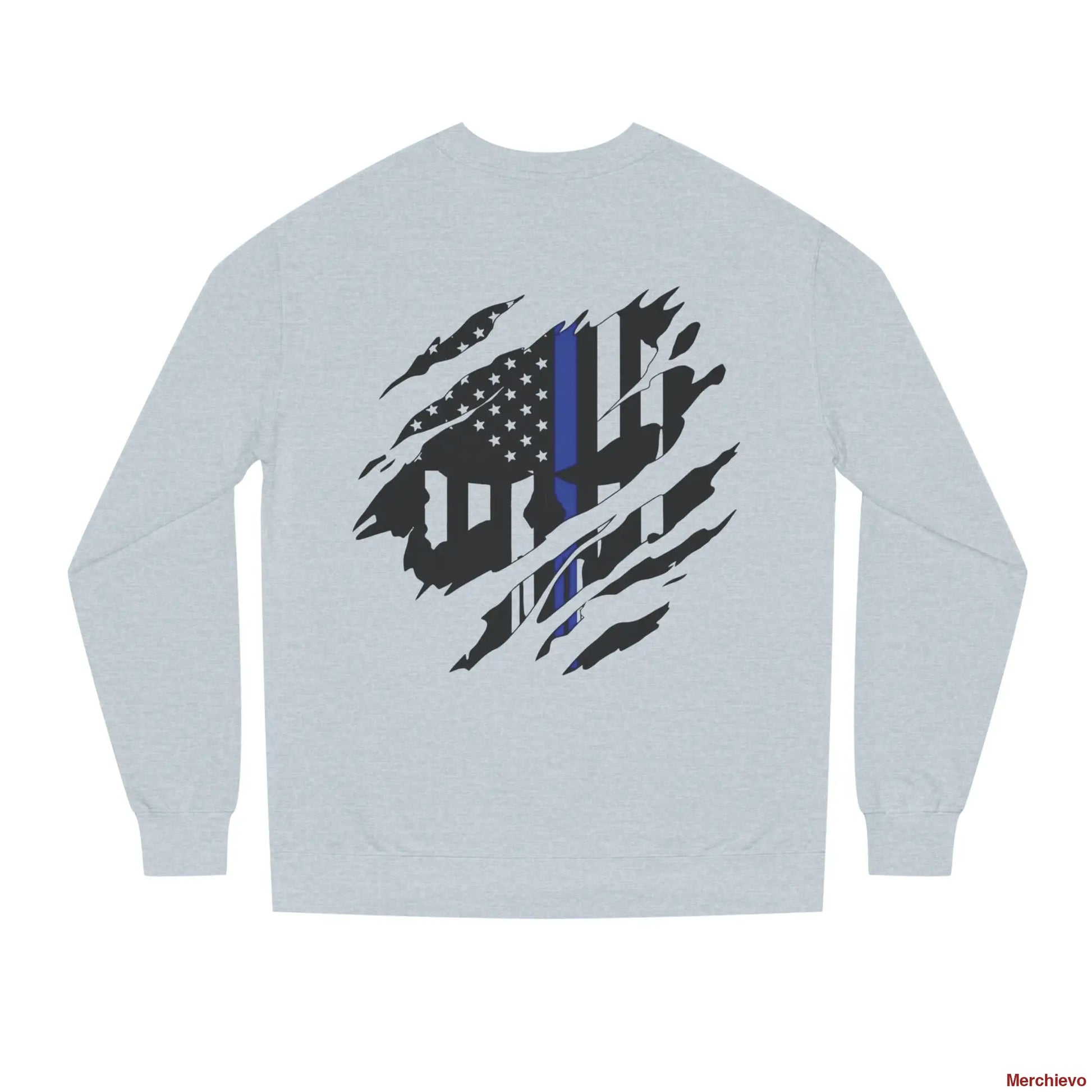 Vintage Loyalty Shredded Flag Sweatshirt Sweatshirt